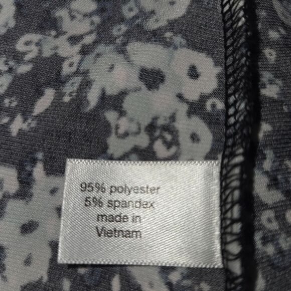 Lane Bryant Floral Sweetheart Neck Stretch Jersey Blouse Too 18/20 - Picture 8 of 8